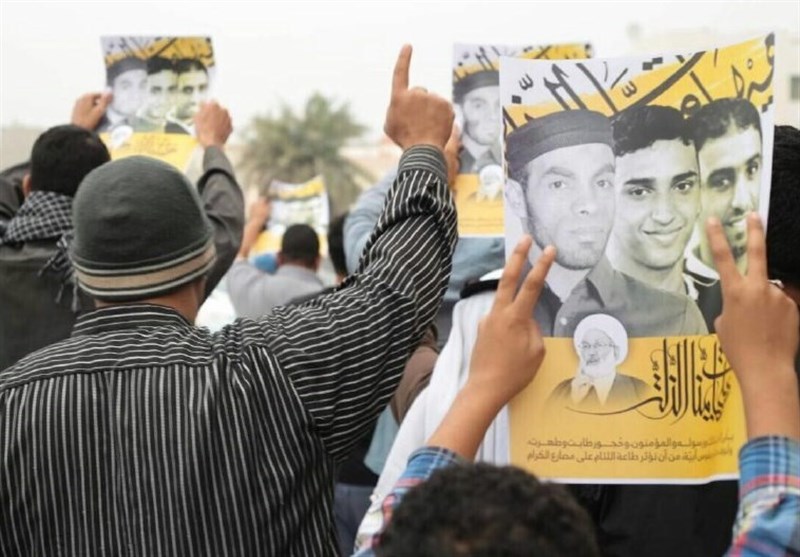 تداوم خروش بحرینی‌ها در محکومیت اعدام 3 زندانی سیاسی برای ششمین روز متوالی + تصاویر