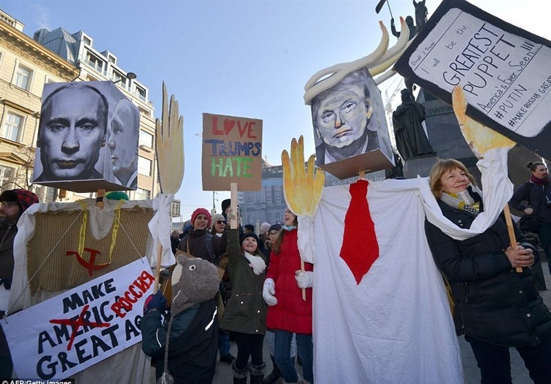 In Challenge to Trump, Women Protesters Swarm Streets across US