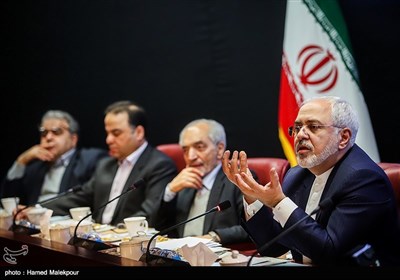 سخنرانی محمدجواد ظریف وزیر امور خارجه در نشست هیئت نمایندگان اتاق بازرگانی تهران