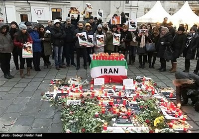 همدردى ایرانیان مقیم وین با حادثه دیدگان پلاسکو