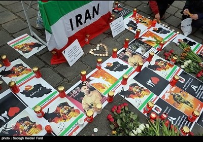 همدردى ایرانیان مقیم وین با حادثه دیدگان پلاسکو