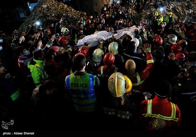 کشف پیکر آخرین آتش نشان شهید حادثه پلاسکو