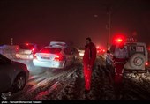 امدادرسانی به 91 گرفتار در برف و کولاک سمنان