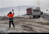 ممنوعیت تردد تریلرها در جاده‌های اصفهان/ راه‌های روستایی فریدون‌شهر مسدود شد