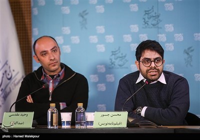 نشست خبری فیلم چراغ‌های ناتمام - سی و پنجمین جشنواره فیلم فجر