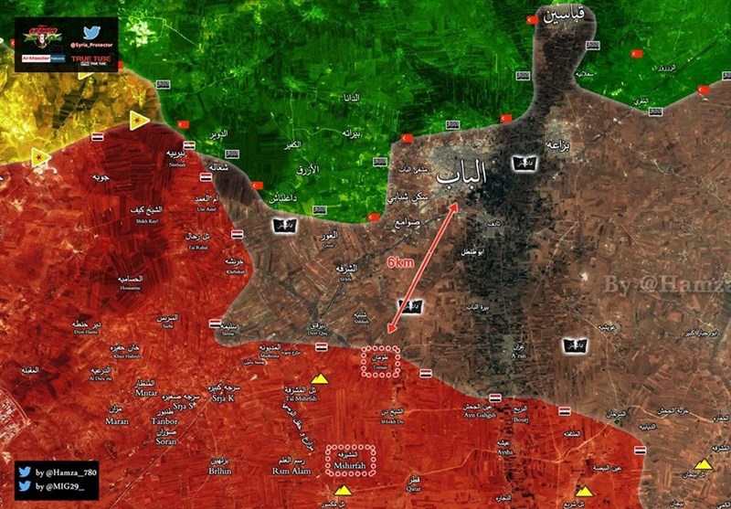 الجیش السوری یسیطر على قریة شرق حمص ویتقدم بریف حلب +خریطة