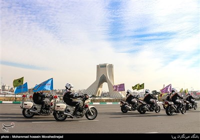 Motorcycle Parade Held on Anniversary of Imam Khomeini’s 1979 Arrival in Tehran 