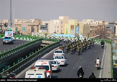 Motorcycle Parade Held on Anniversary of Imam Khomeini’s 1979 Arrival in Tehran 