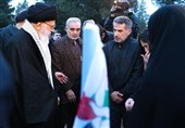 امام خامنه‌ای با خانواده شهدای آتش‌نشان دیدار کردند+ تصاویر