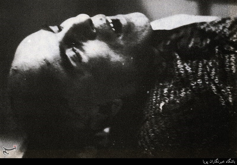 جنازه «سرلشگرپرویز امین افشار» پس از اعدام