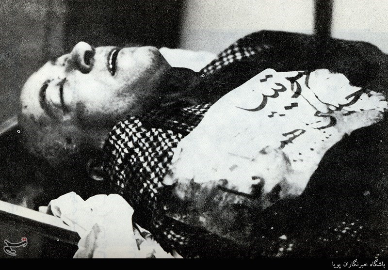 جنازه «سرتیپ حسین همدانیان» پس از اعدام
