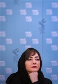 هانیه توسلی بازیگر در نشست خبری فیلم مادری - سی و پنجمین جشنواره فیلم فجر