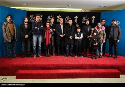 عوامل فیلم مادری در پنجمین روز سی و پنجمین جشنواره فیلم فجر - برج میلاد