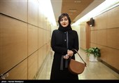هانیه توسلی بازیگر فیلم مادری در پنجمین روز سی و پنجمین جشنواره فیلم فجر - برج میلاد