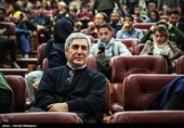ابراهیم حاتمی‌کیا در پنجمین روز سی و پنجمین جشنواره فیلم فجر - برج میلاد
