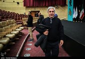 ابراهیم حاتمی‌کیا در پنجمین روز سی و پنجمین جشنواره فیلم فجر - برج میلاد
