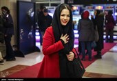 ملیکا شریفی‌نیا در پنجمین روز سی و پنجمین جشنواره فیلم فجر - برج میلاد