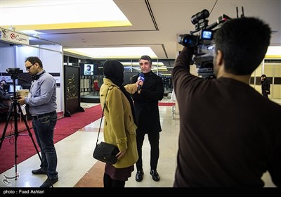 پژمان جمشیدی در ششمین روز سی و پنجمین جشنواره فیلم فجر - برج میلاد