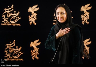 نیکی کریمی در ششمین روز سی و پنجمین جشنواره فیلم فجر - برج میلاد