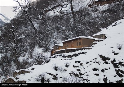 Snow Covers Iran’s Historical Village of Masouleh