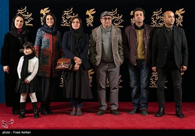 عوامل فیلم سارا و آیدا در هفتمین روز سی و پنجمین جشنواره فیلم فجر - برج میلاد