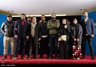 عوامل فیلم سد معبر در هفتمین روز سی و پنجمین جشنواره فیلم فجر - برج میلاد