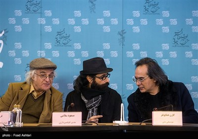 نشست خبری فیلم خفه‌گی - سی و پنجمین جشنواره فیلم فجر