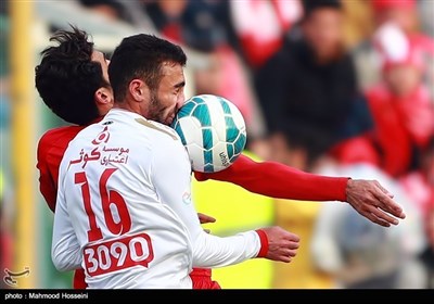 ایرانی فٹبال ٹیموں کے درمیان سنسنی خیز مقابلے کی تصویری جھلکیاں