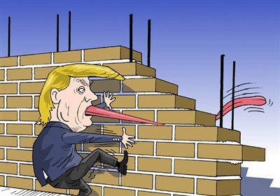 کاریکاتور/ دردسرهای ترامپ!!!