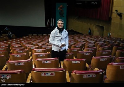 پژمان جمشیدی در نهمین روز سی و پنجمین جشنواره فیلم فجر - برج میلاد