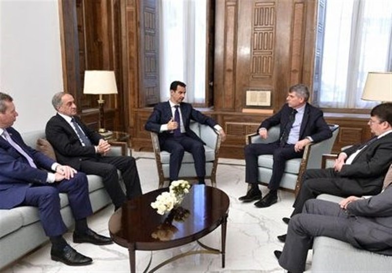 الأسد لوفد برلمانی بلجیکی: معظم الدول الأوروبیة دعمت الارهابیین