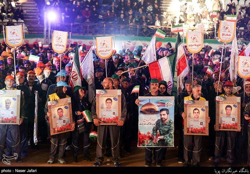 آئین افتتاح چهارمین المپیاد ورزشی بازنشستگان شهرداری