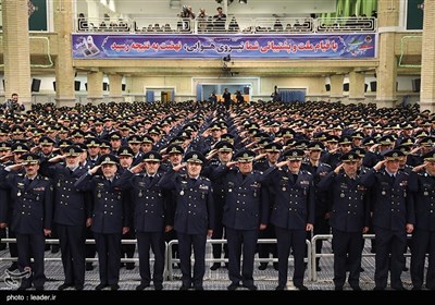 دیدار فرماندهان و کارکنان نیروی هوایی ارتش با رهبرمعظم انقلاب
