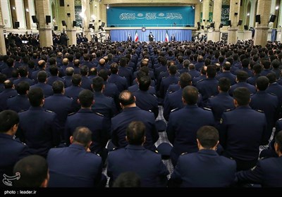 دیدار فرماندهان و کارکنان نیروی هوایی ارتش با رهبرمعظم انقلاب