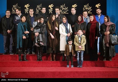 عوامل فیلم سینمایی ماجان در دهمین روز جشنواره فیلم فجر - پردیس ملت