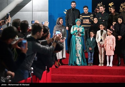 عوامل فیلم سینمایی انزوا در دهمین روز جشنواره فیلم فجر - پردیس ملت