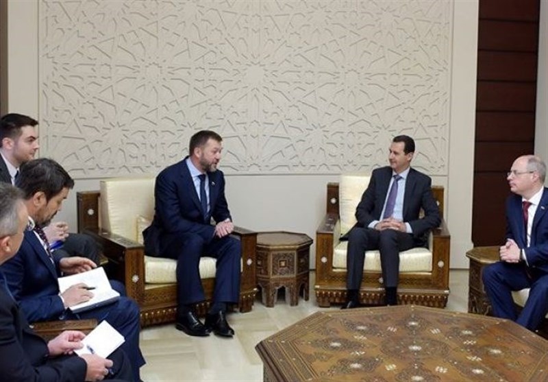 الرئیس الأسد لوفد من مجلس الدوما الروسی: الأوضاع فی سوریة تسیر بالمنحى المطلوب