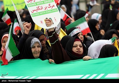 راهپیمایی 22 بهمن در مشهد