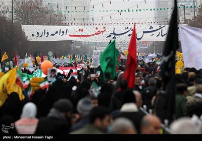 راهپیمایی 22 بهمن در مشهد