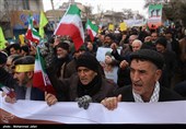 راهپیمایی 22 بهمن در زنجان