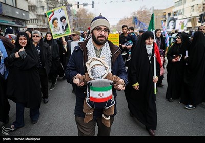 People Swarm Streets of Tehran to Mark Revolution Victory 