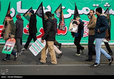 People Swarm Streets of Tehran to Mark Revolution Victory 