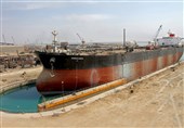 دومین کشتی افراماکس در جزیره صدرای بوشهر تکمیل می‌شود
