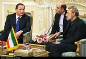  دیدار استفان لوفون نخست‌وزیر سوئد  با علی لاریجانی رئیس مجلس شورای اسلامی ایران 