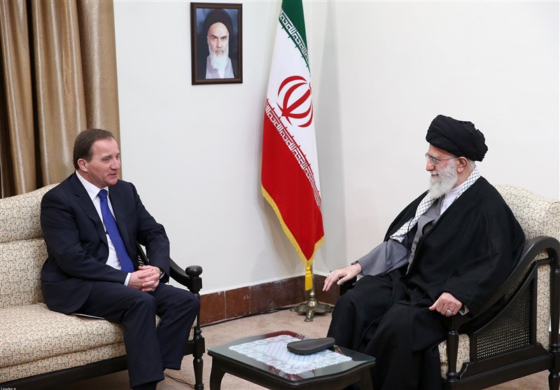 نخست‌وزیر سوئد با امام خامنه‌ای دیدار کرد
