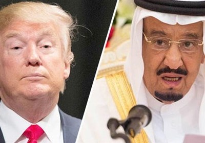 ترامپ در گفتگو با شاه سعودی خواستار پایان سریع مناقشه خلیج فارس شد ترامپ در گفتگو با شاه سعودی خواستار پایان سریع مناقشه خلیج فارس شد