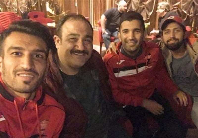 مهران غفوریان در اردوی پرسپولیس+عکس