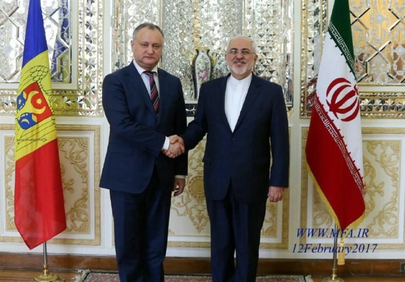 Moldovan President, Iranian FM Hold Talks in Tehran