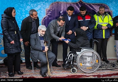 تجلیل و تقدیر از جانبازان و معلولان منطقه دارالمؤمنین تهران