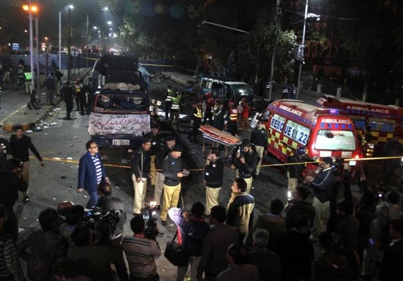 افزایش تلفات انفجار لاهور پاکستان به 15 کشته و بیش از 100 زخمی